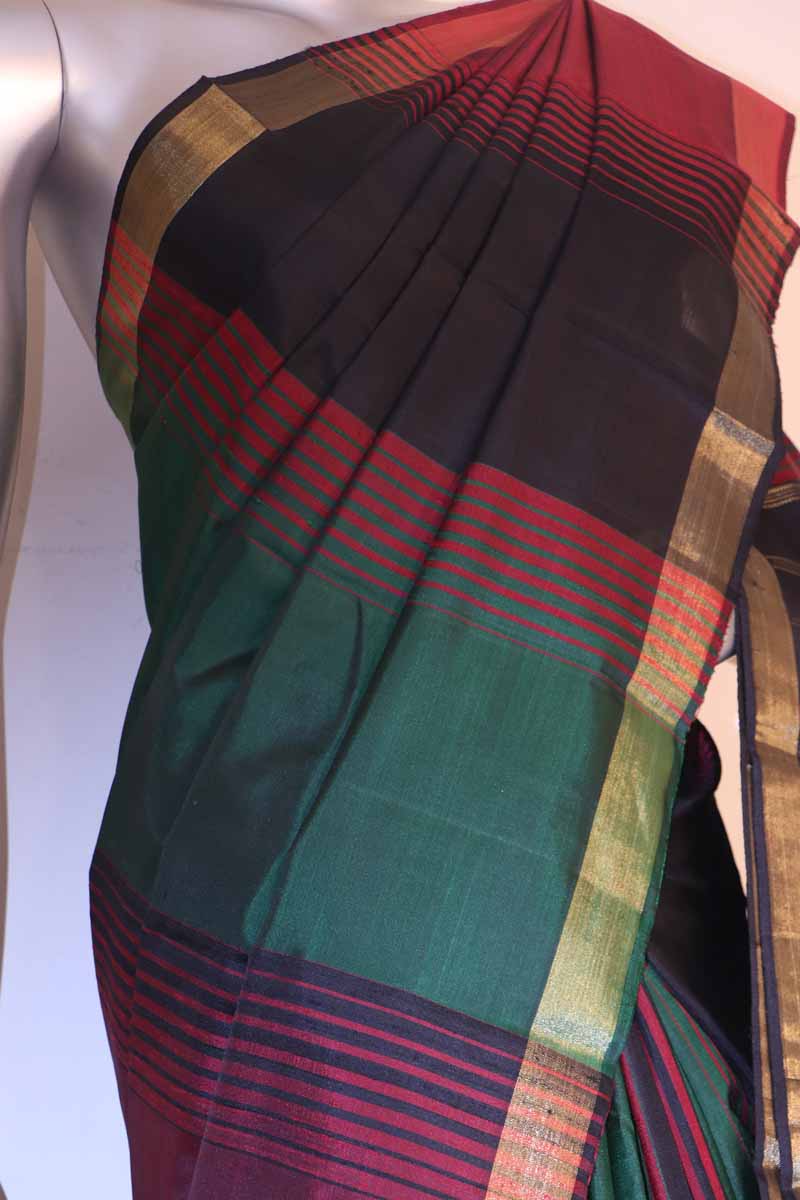 Exclusive Multi Weave Kanchipuram Silk Saree